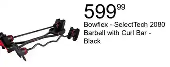 Best Buy Bowflex - SelectTech 2080 Barbell with Curl Bar - Black offer