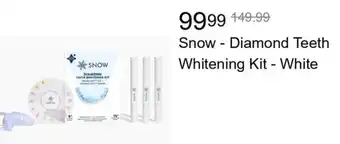 Best Buy Snow - Diamond Teeth Whitening Kit - White offer