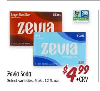Sprouts Farmers Market Zevia soda offer