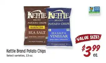 Sprouts Farmers Market Kettle brand potato chips offer