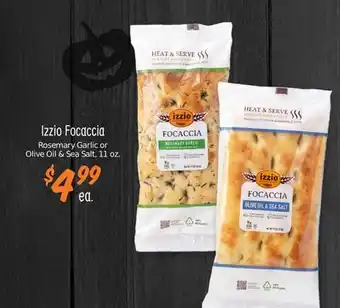 Sprouts Farmers Market Izzio focaccia offer