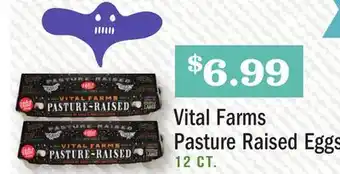 Heinen's Vital farms pasture raised eggs offer