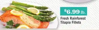 Heinen's Fresh rainforest tilapia fillets offer