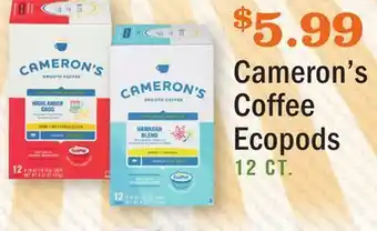 Heinen's Cameron's coffee ecopods offer
