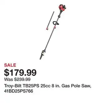 Tractor Supply Company Troy-bilt tb25ps 25cc 8 in. gas pole saw, 41bd25ps766 offer