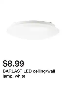 Ikea Barlast led ceiling/wall lamp, white offer