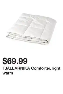 Ikea Fjällarnika comforter, light warm offer