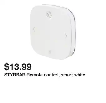 Ikea Styrbar remote control, smart white offer