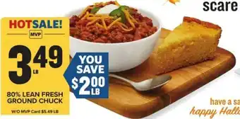 Food Lion 80% LEAN FRESH GROUND CHUCK offer