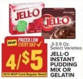 Food Lion JELL-O INSTANT PUDDING MIX OR GELATIN offer