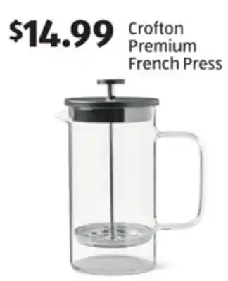 Aldi Crofton premium french press offer