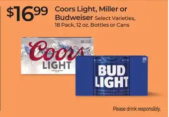 Rite Aid Coors light, miller or budweiser offer