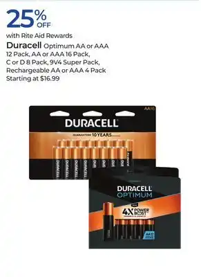 Rite Aid Duracell offer
