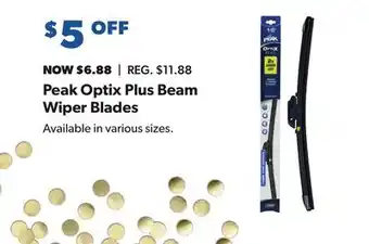 Sam's Club Peak optix plus beam wiper blades offer