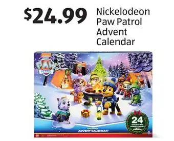 Aldi Nickelodeon paw patrol advent calendar offer