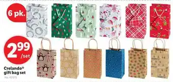 Lidl Crelando gift bag set offer