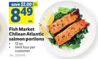 Lidl Fish market chilean atlantic salmon portions offer