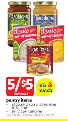 Lidl Pantry items offer