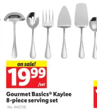 Lidl Gourmet basics kaylee 8-piece serving set offer