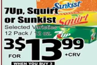 Superior Grocers 7up, squirt or sunkist offer
