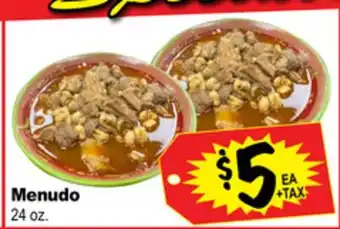 Superior Grocers Menudo offer