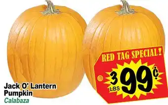 Superior Grocers Jack o'lantern pumpkin offer