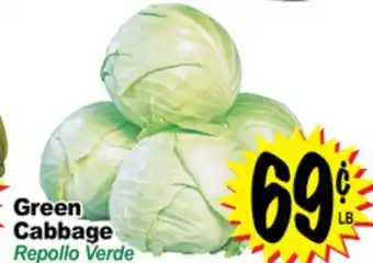 Superior Grocers Green cabbage offer