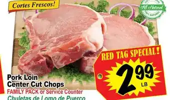 Superior Grocers Pork loin center cut chops offer