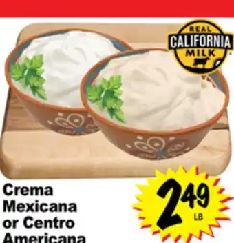 Superior Grocers Crema mexicana or centro americana offer