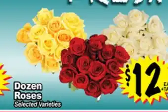 Superior Grocers Dozen roses offer