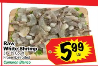 Superior Grocers Raw white shrimp offer