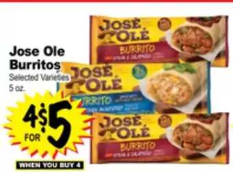 Superior Grocers Jose ole burritos offer