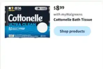 Walgreens Cottonelle bath tissue offer