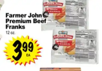 Superior Grocers Farmer john premium beef franks offer