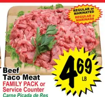 Superior Grocers Beef taco meat offer