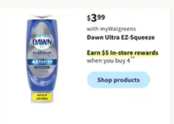 Walgreens Dawn ultra ez-squeeze offer