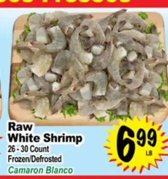 Superior Grocers Raw white shrimp offer