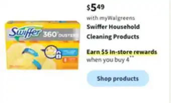 Walgreens Swiffer household cleaning products offer