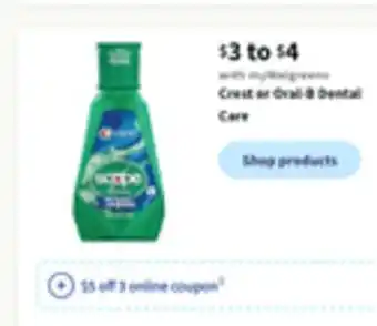 Walgreens Crest offer