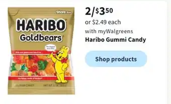 Walgreens Haribo gummi candy offer