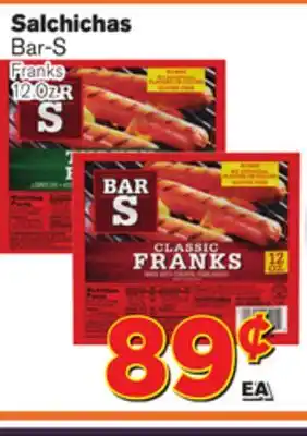 El Super Fresh Bar-s franks offer
