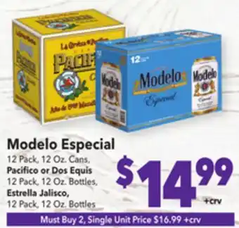 Vallarta Supermarkets Modelo especial offer