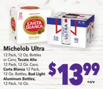 Vallarta Supermarkets Michelob ultra offer
