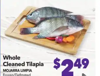 Vallarta Supermarkets Whole cleaned tilapia/mojarra limpia offer