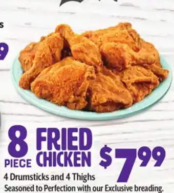 Vallarta Supermarkets 8 piece fried chicken offer