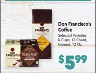 Vallarta Supermarkets Don francisco's coffee offer
