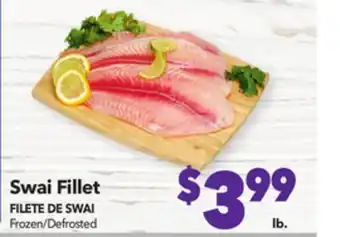 Vallarta Supermarkets Swai fillet/filete de swai offer