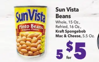 Vallarta Supermarkets Sun vista beans offer