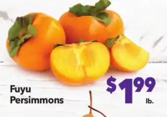 Vallarta Supermarkets Fuyu persimmons offer