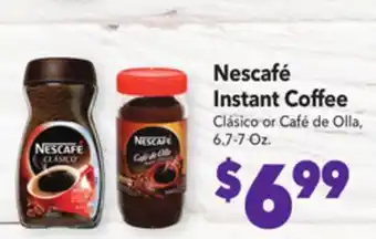 Vallarta Supermarkets Nescafé instant coffee offer